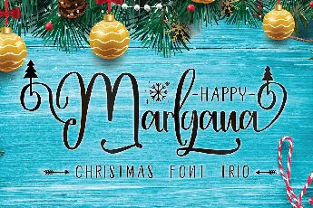 Happy Marlyana Trio font