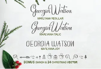 Happy Marlyana Trio font