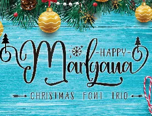 Happy Marlyana Trio font