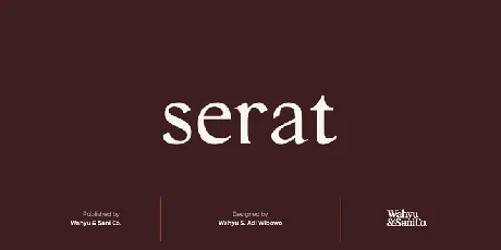 Serat font