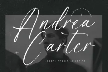 Andrea Carter font