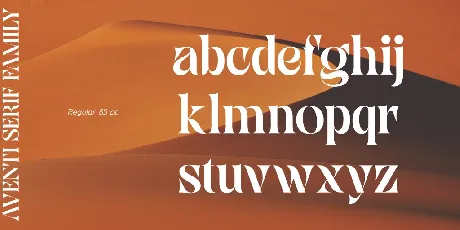 Aventi font