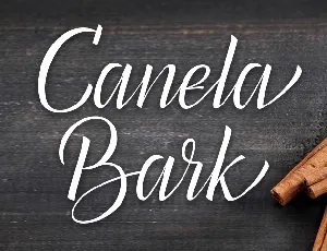 Canela Bark font