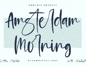 Amsterdam Morning font