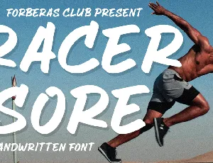 Racer Sore font