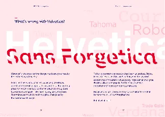 Sans Forgetica font