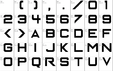 Enter The Grid font