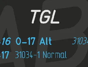 TGL font