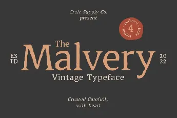 Malvery font