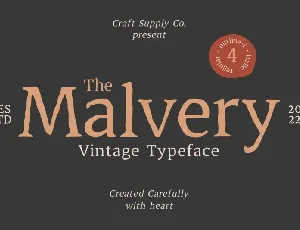 Malvery font