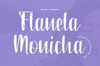 Flanela Monicha font