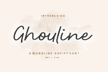 Ghouline font