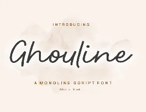 Ghouline font