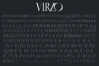 Virzo font