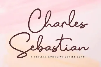 Charles Sebastian Handwritten font