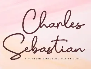 Charles Sebastian Handwritten font