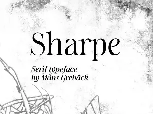 Sharpe Family Free font