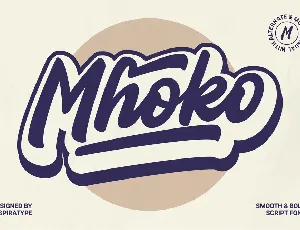 Mhoko FREE font