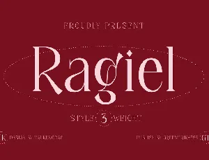 Ragiel font