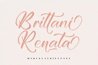 Brittani Renata font