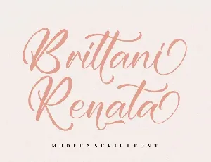 Brittani Renata font