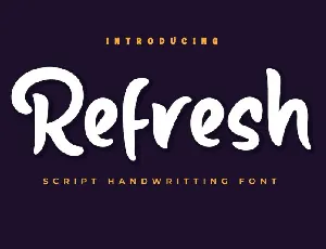 Refresh font