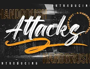 Attacks font