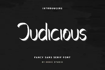 Judicious Demo font