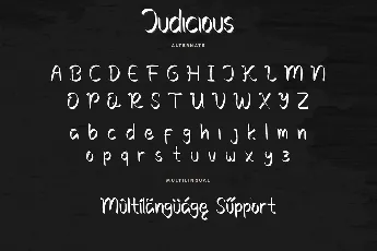 Judicious Demo font