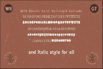 Wild Bandit font