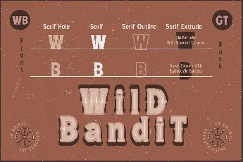 Wild Bandit font