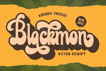 Blackmon font