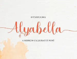 Alyabella font