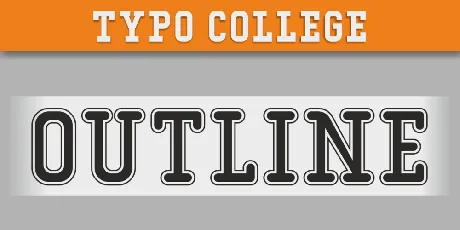 Typo College Dusty Demo font