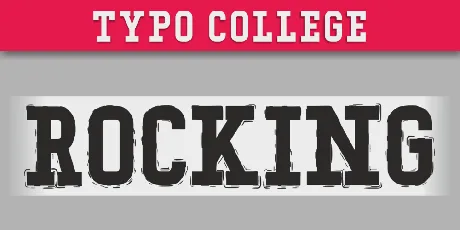 Typo College Dusty Demo font