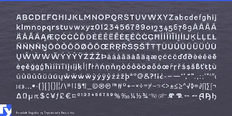 Fenwick font