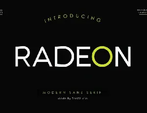 Radeon Family font