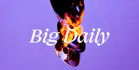 Big Daily Family font