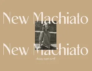 New Machiato font