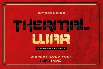 Thermal War font