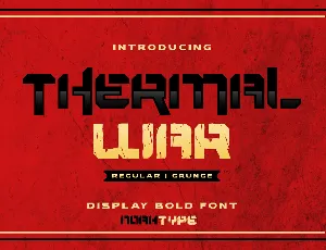 Thermal War font