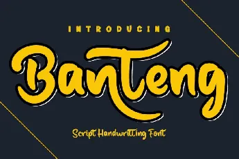 Banteng font