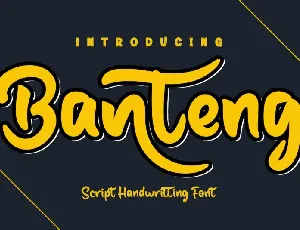 Banteng font