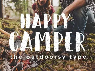 Happy Camper font