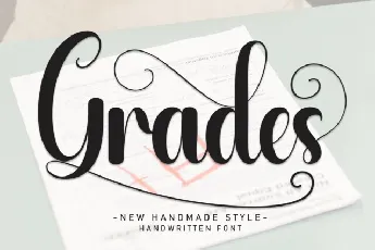 Grades Script font