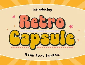 Retro Capsule font