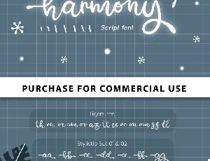 Winter Harmony font