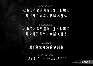 wolf bones font