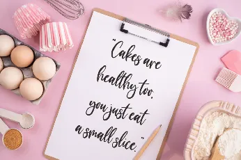 make cake font