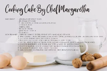 make cake font